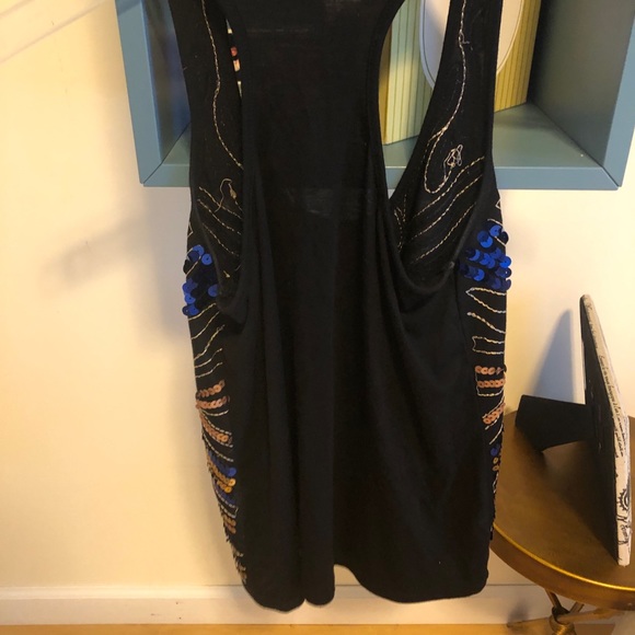 Almost Famous Sequin Halter Top-Small - Picture 4 of 4